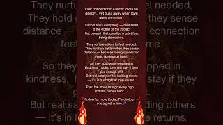 Why Cancer Loves Deep &mdash; But Fears Being Left | Zodiac Psychology #cancer #cancerpower #tarot #short