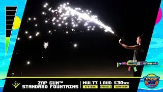Arcade Zap Gun Fireworks Fountain | R-6598