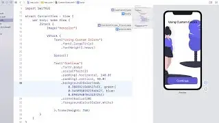 Learn SwiftUI - The Basics: Using Custom Colors