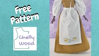 Free Doll Clothes Patterns: How to Make a Barbie Apron