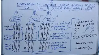 Enumeration of Coliforms, Faecal coliforms & E coli by USFDA BAM