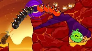 Angry Birds Collection Hacked 3 - BLAST THE PIGGIES UNDER DEEP HOLE BY SHOOTING BOMB!