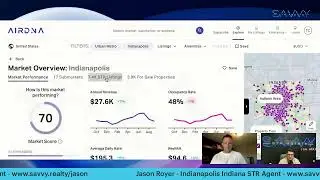 Indianapolis Indiana AirDNA Data - Why invest in Short Term Rentals in IN?!