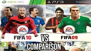 FIFA 10 Xbox 360 VS FIFA 09 PS3