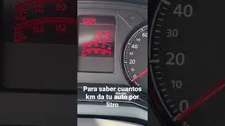 Como saber cuantos km por litro da tu auto ?