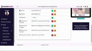 CollegeRecruits -  How to add Social Media
