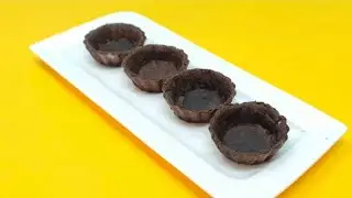 chocolate tart || chocolate tart shells recipe || #chocolatetart #mybakersmart #IBCA