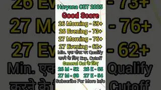 Haryana CET Expected Cutoff #hssc #cet #cutoff #expectedcutoff #haryanacet #cetcutoff #cetexam #hgk