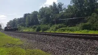 Shorty NS train 14G with NS 9311 at Wyomissing junction