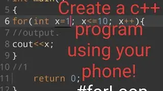 For loop Tutorial for beginners using C++.
