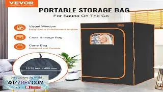 VEVOR Portable Steam Sauna Tent Full Size 1200W With Visible Window Personal