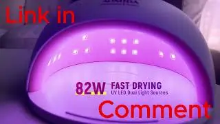 AOMIDA UV Nail Lamp,82W UV Light for Nails Fast Curing Gel Nail Polish with 3 Timers