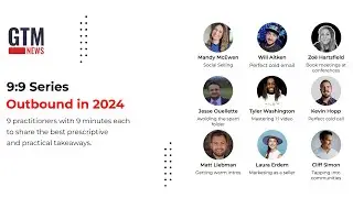 B2B Outbound Sales Success: Expert Strategies for Cold Email, Social Selling, Conferences, and more