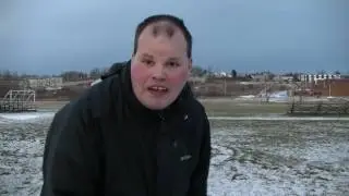 A Guy Dancing then Being Chased By Zebras
