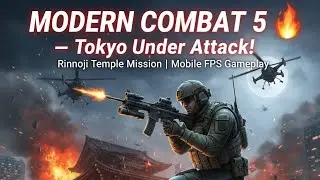 Modern Combat 5 🔥 &mdash; Tokyo Under Attack! | Rinnoji Temple Mission | Mobile FPS Gameplay