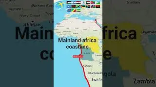 mainland africa coastline