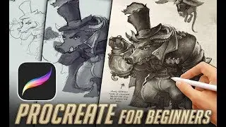 Полное руководство для начинающих по рисованию в Procreate 2025