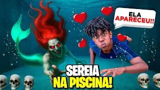 A SEREIA DO MAL INVADIU NOSSA PISCINA! *ela quase me levou