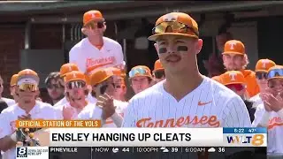 Tennessee baseball legend Hunter Ensley retires from professional baseball
