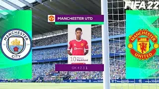 FIFA 22 | Manchester City vs Manchester United - Premier League English - Full Gameplay