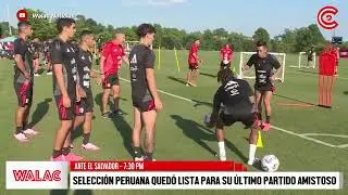 Selecci&oacute;n Peruana qued&oacute; lista para afrontar su partido amistoso frente a El Salvador.