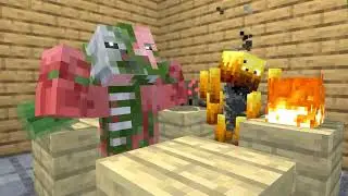 CLASSIC MONSTER SCHOOL: COMBAT #11 - MINECRAFT ANIMATION