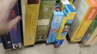 Thrifting for board games at goodwill before shadowcon 