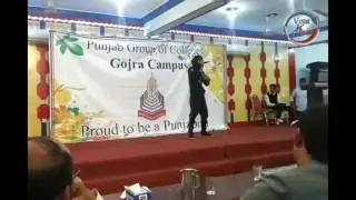Awesome Punjabi Rap Song Performance || Punjab College Gojra || Welcome Party 2016
