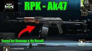 Call Of Duty Modern Warfare 2 - RPK - Ak 47 Barrel With tuned no recoil killing beast!