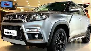 Maruti Suzuki Vitara Brezza ZDi+ Close-up Review | Silver Colour