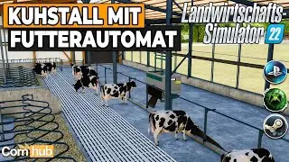LS22 Mods - Gro&szlig;er Kuhstall mit Futterautomat - LS22 Modvorstellung