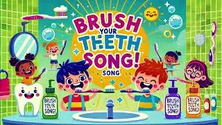 🪥 Brush Your Teeth Song! | Fun Daily Routine Song for Kids 🦷🌞🍎🌙