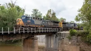Chasing 4 Trains on the Rivanna Subdivision From Sabot to Howardsville