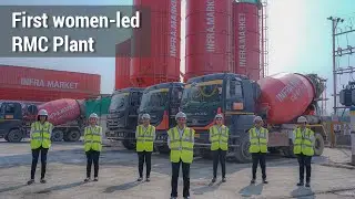 Infra.Market Women Led first RMC Plant - Pune
