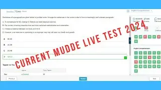 CURRENT MUDDE ssc live mock test 2024