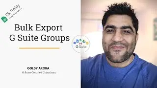 Bulk Export All G Suite Google Groups with Ok Goldy