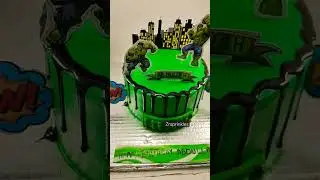 Hulk cake printable topper #shorts