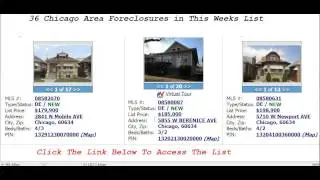 Chicago Foreclosure List for 4-11-2014