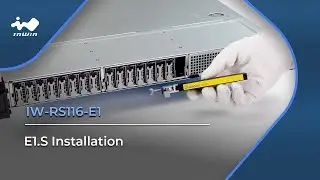 InWin IW-RS116-E1 E1.S SSDs Installation