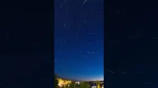 Движение звезд. Северное полушарие. Россия #russia #gopro11 #timelapse #capcut #cinematic