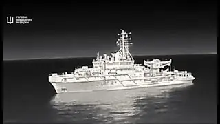 Ukrainian Drone Hits Russian Ship Project MPSV07 Salvage Ship!