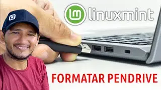 Como FORMATAR Pendrive ou HD Externo no Linux Mint