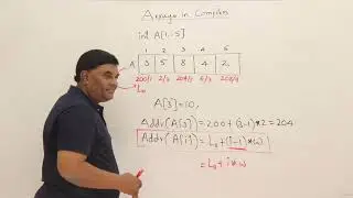 6.5 : Array Representation & Address Calculation Formulas [Abdul Bari] DSA Course