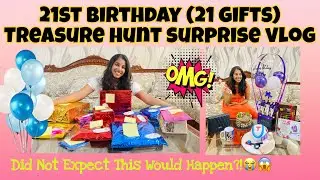 21 Gifts for 21st Birthday !! *Treasure Hunt Gifts Challenge*🎁 Birthday Surprise Vlog | Mee Sandhya