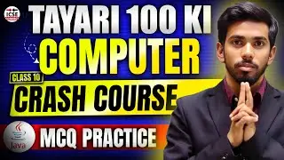 MCQ Computer 100 Marks Crash Course | Computer Class 10 | Computer in One Shot | Prateik Sir