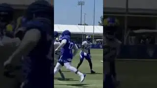 Troy Hill already showing out at Rams Camp 🥵