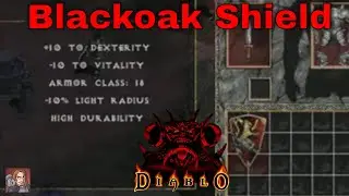 Diablo 1 Unique Items (Blackoak Shield)
