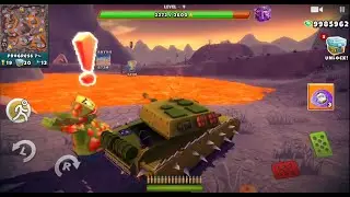 MAX LEVEL TANK ATTACKED BY ZOMBIE | ZOMBIE SAFARI GAMEPLAY
