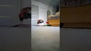 Трамплин на новых колесах и пружинах от краулера игрушки #rc #tamiya