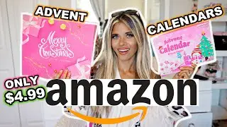 I Bought EVERY Affordable Amazon Advent Calendar.. Worth it? 😱 Unbox & Try-on!